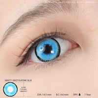 Sweety Crazy Platonic Blue (1 lens/pack)-Crazy Contacts-UNIQSO UK