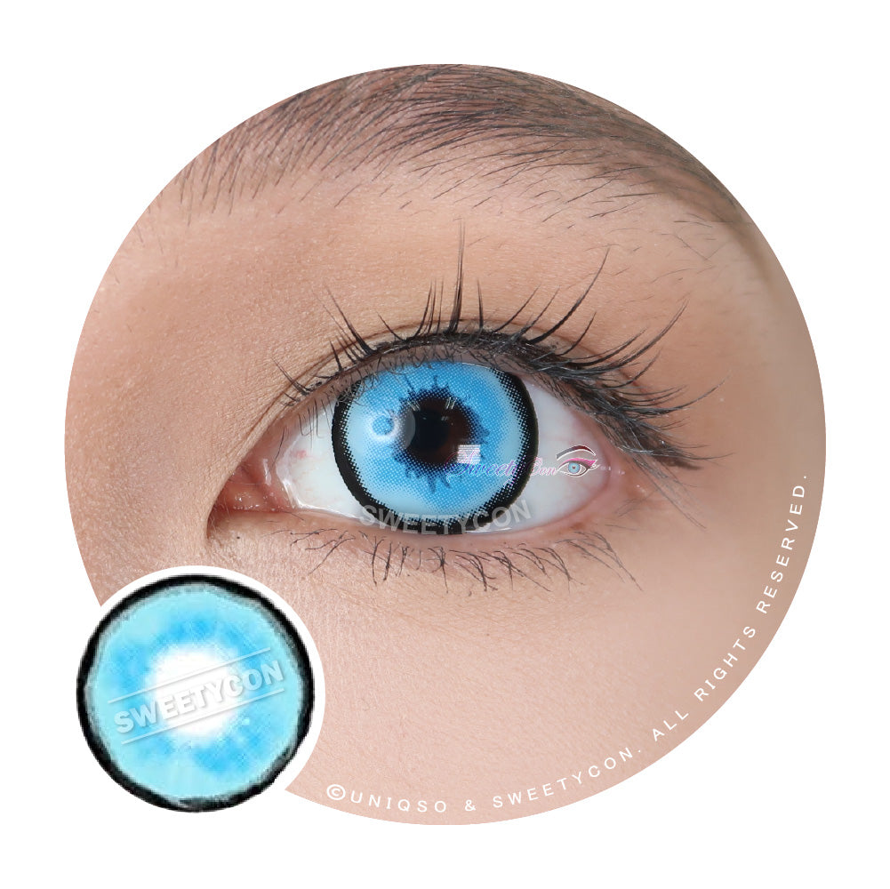 Sweety Crazy Platonic Blue (1 lens/pack)-Crazy Contacts-UNIQSO UK