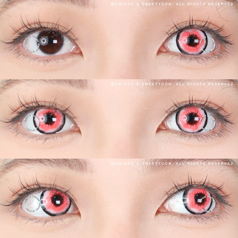 Sweety Crazy Platonic Pink (1 lens/pack)-Crazy Contacts-UNIQSO UK
