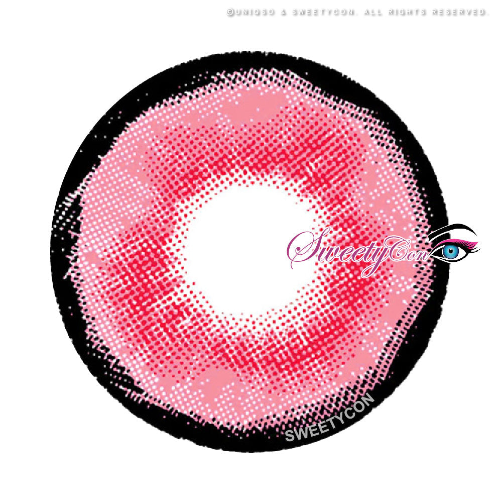 Sweety Crazy Platonic Pink (1 lens/pack)-Crazy Contacts-UNIQSO UK