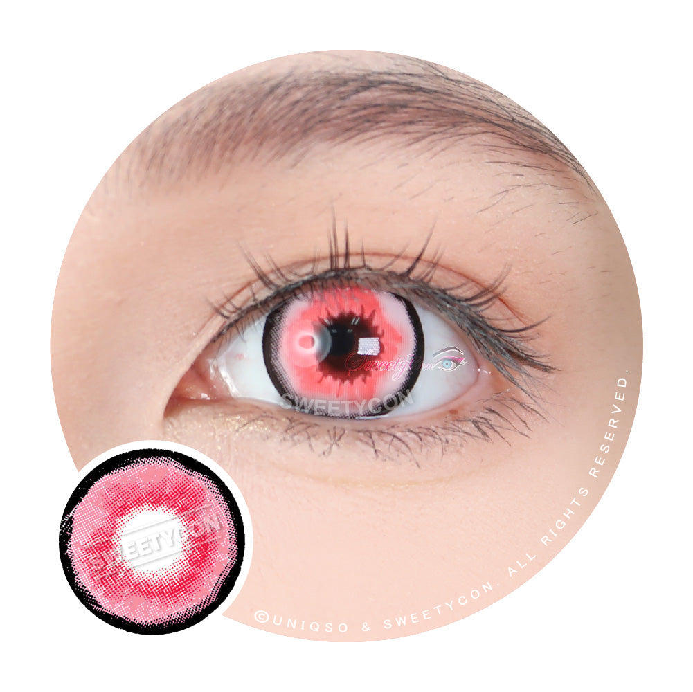 Sweety Crazy Platonic Pink (1 lens/pack)-Crazy Contacts-UNIQSO UK