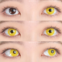 Sweety Crazy Pure Yellow (1 lens/pack)-Crazy Contacts-UNIQSO UK