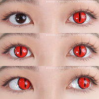 Sweety Crazy Red Demon Eye / Cat Eye (1 lens/pack)-Crazy Contacts-UNIQSO UK