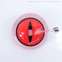 Sweety Crazy Red Demon Eye / Cat Eye (1 lens/pack)-Crazy Contacts-UNIQSO UK