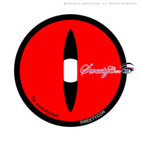 Sweety Crazy Red Demon Eye / Cat Eye (1 lens/pack)-Crazy Contacts-UNIQSO UK