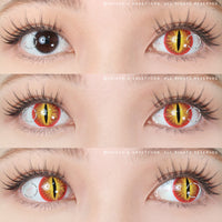 Sweety Crazy Red Demon Eye / Cat Eye (New) (1 lens/pack)-Crazy Contacts-UNIQSO UK