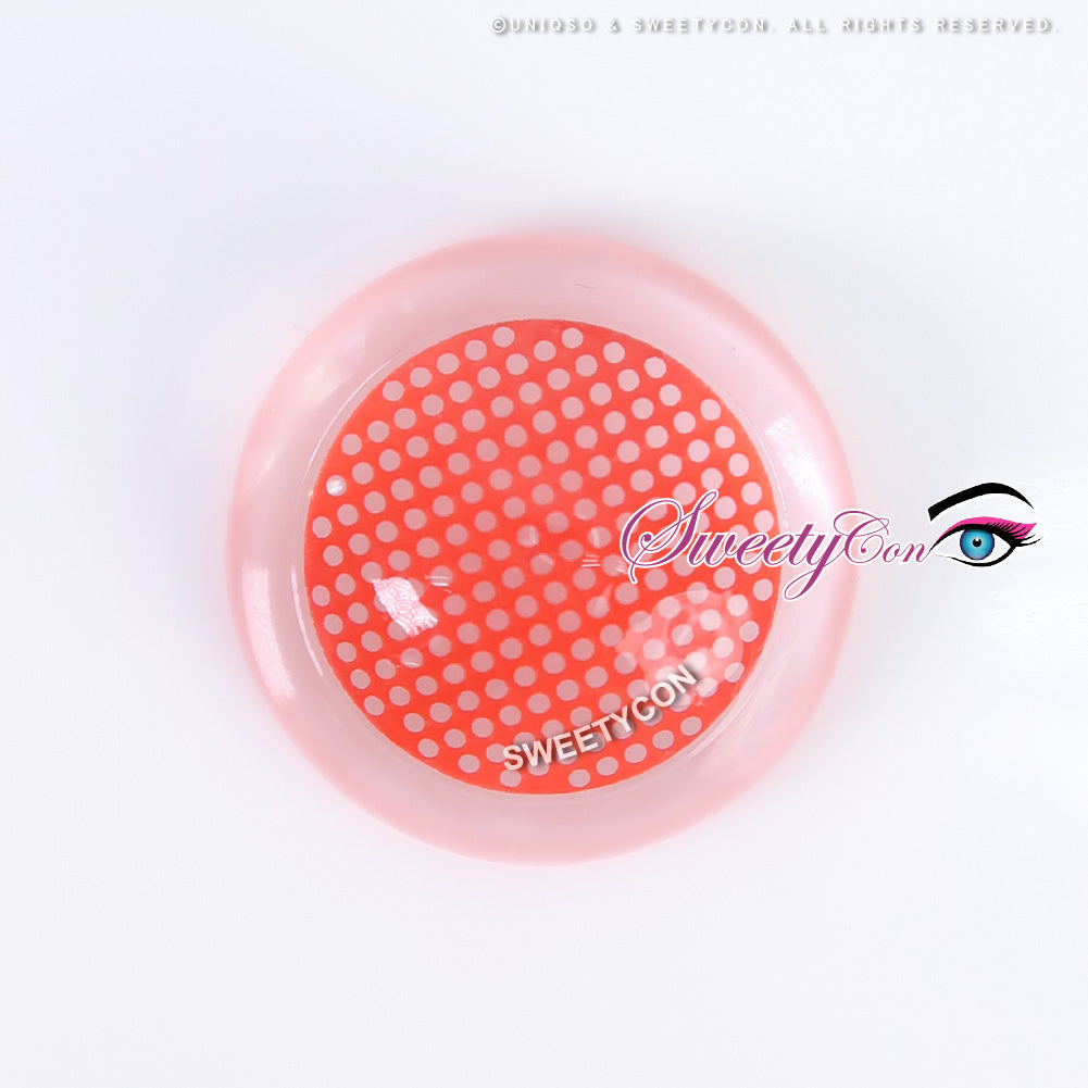 Sweety Crazy Red Screen/ Mesh II (1 lens/pack)-Crazy Contacts-UNIQSO UK