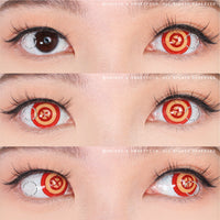 Sweety Crazy Red Target (1 lens/pack)-Crazy Contacts-UNIQSO