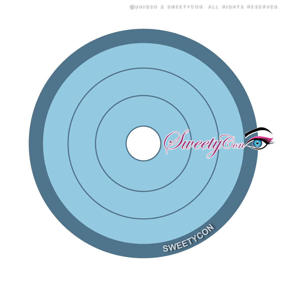 Sweety Crazy Rings Blue (1 lens/pack)-Crazy Contacts-UNIQSO UK