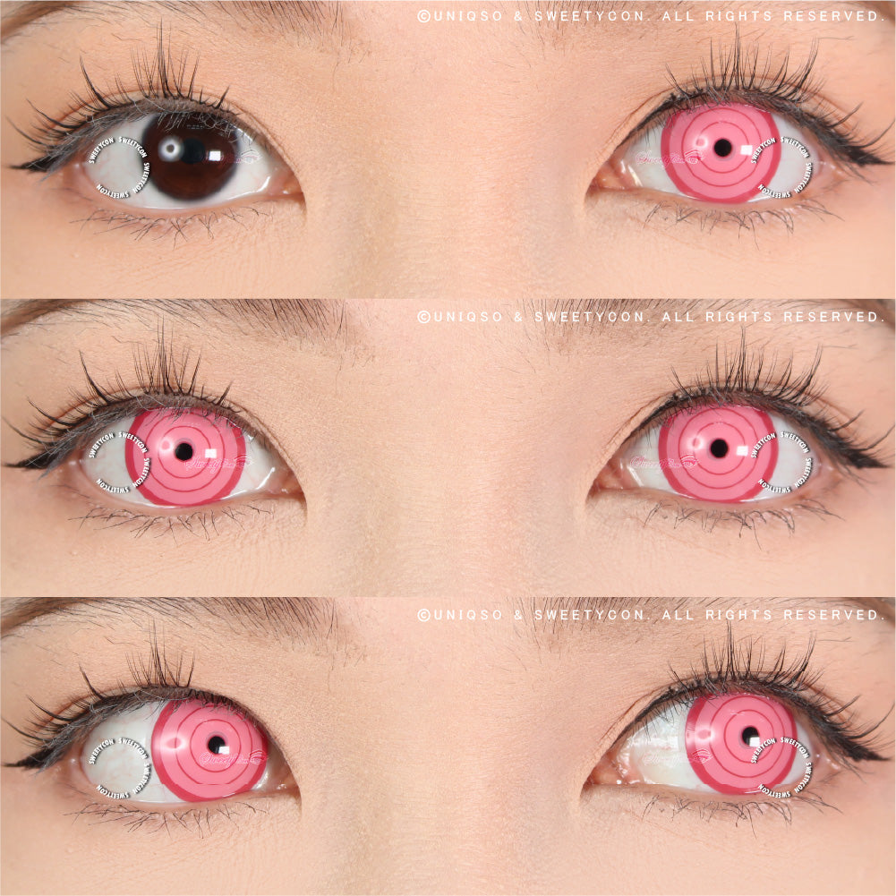 Sweety Crazy Rings Pink (1 lens/pack)-Crazy Contacts-UNIQSO UK