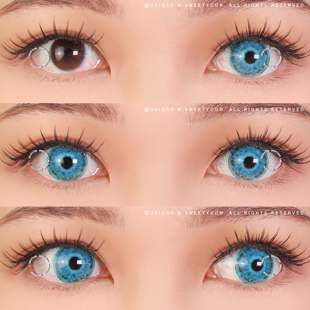 Sweety Crazy Scarlet Witch Blue (1 lens/pack)-Crazy Contacts-UNIQSO UK