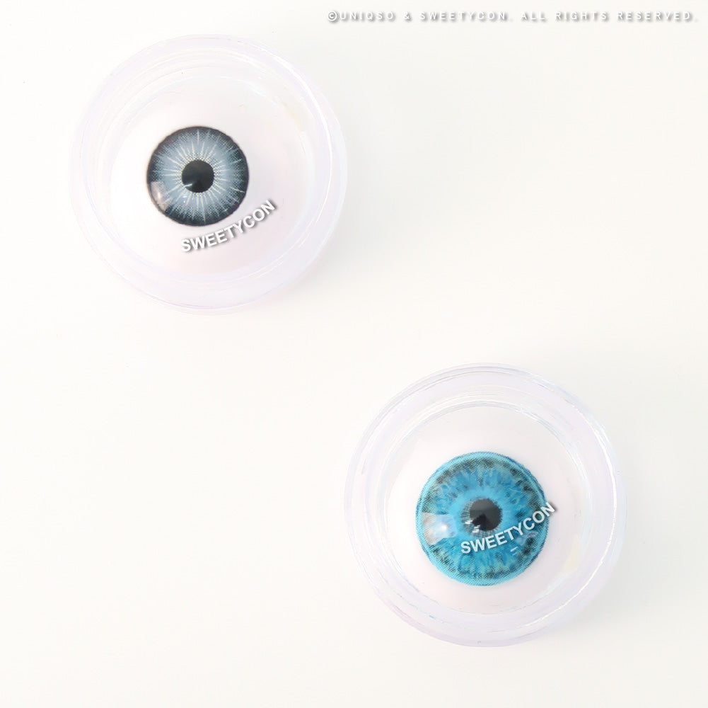 Sweety Crazy Scarlet Witch Blue (1 lens/pack)-Crazy Contacts-UNIQSO UK