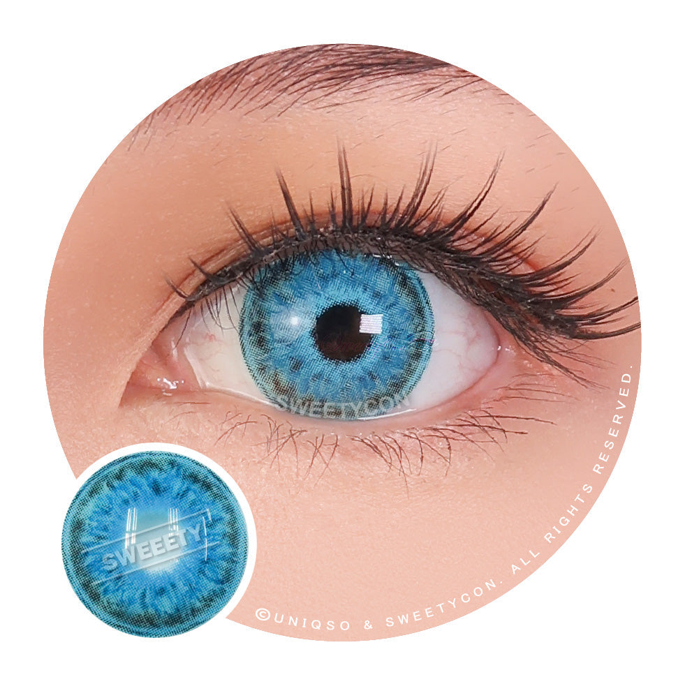 Sweety Crazy Scarlet Witch Blue (1 lens/pack)-Crazy Contacts-UNIQSO UK