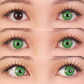 Sweety Crazy Scarlet Witch Green (1 lens/pack)-Crazy Contacts-UNIQSO UK