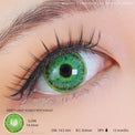 Sweety Crazy Scarlet Witch Green (1 lens/pack)-Crazy Contacts-UNIQSO UK