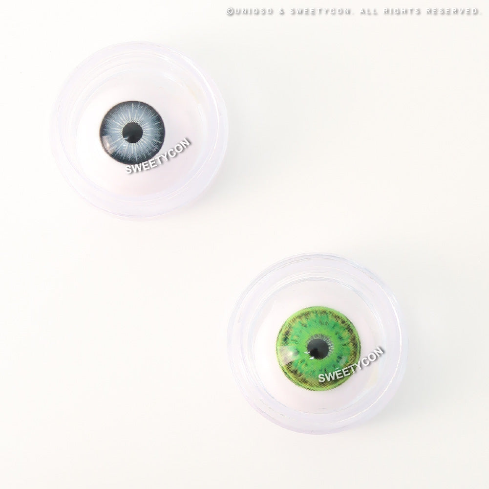 Sweety Crazy Scarlet Witch Green (1 lens/pack)-Crazy Contacts-UNIQSO UK