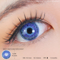 Sweety Crazy Scarlet Witch Violet (1 lens/pack)-Crazy Contacts-UNIQSO UK