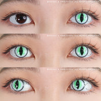 Sweety Crazy Sexy Cat Eye Green (1 lens/pack)-Crazy Contacts-UNIQSO UK