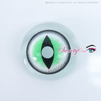 Sweety Crazy Sexy Cat Eye Green (1 lens/pack)-Crazy Contacts-UNIQSO UK