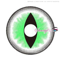 Sweety Crazy Sexy Cat Eye Green (1 lens/pack)-Crazy Contacts-UNIQSO UK