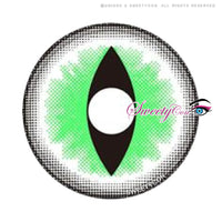 Sweety Crazy Sexy Cat Eye Green (1 lens/pack)-Crazy Contacts-UNIQSO UK