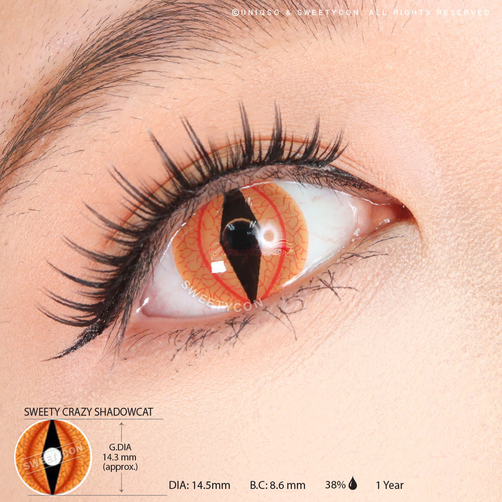 Sweety Crazy Shadowcat (1 lens/pack)-Crazy Contacts-UNIQSO UK