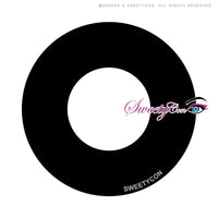 Sweety Crazy Solid Black (1 lens/pack)-Crazy Contacts-UNIQSO UK