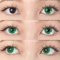 Sweety Crazy Solid Dark Green (1 lens/pack)-Crazy Contacts-UNIQSO UK