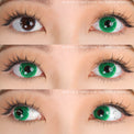 Sweety Crazy Solid Green (1 lens/pack)-Crazy Contacts-UNIQSO UK