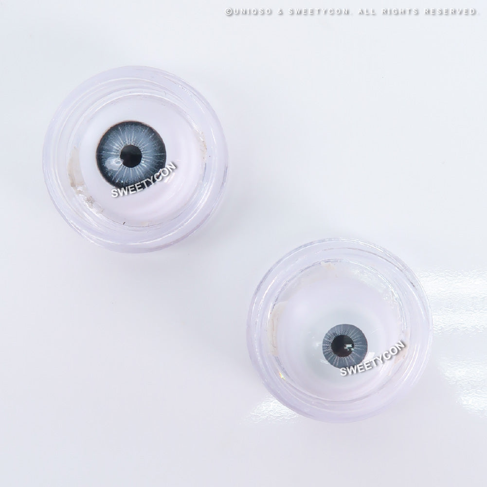 Sweety Crazy Solid White/Whiteout - 1 Day Disposable (1 lens/pack)-Crazy Contacts-UNIQSO UK