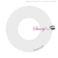 Sweety Crazy Solid White/Whiteout - 1 Day Disposable (1 lens/pack)-Crazy Contacts-UNIQSO UK
