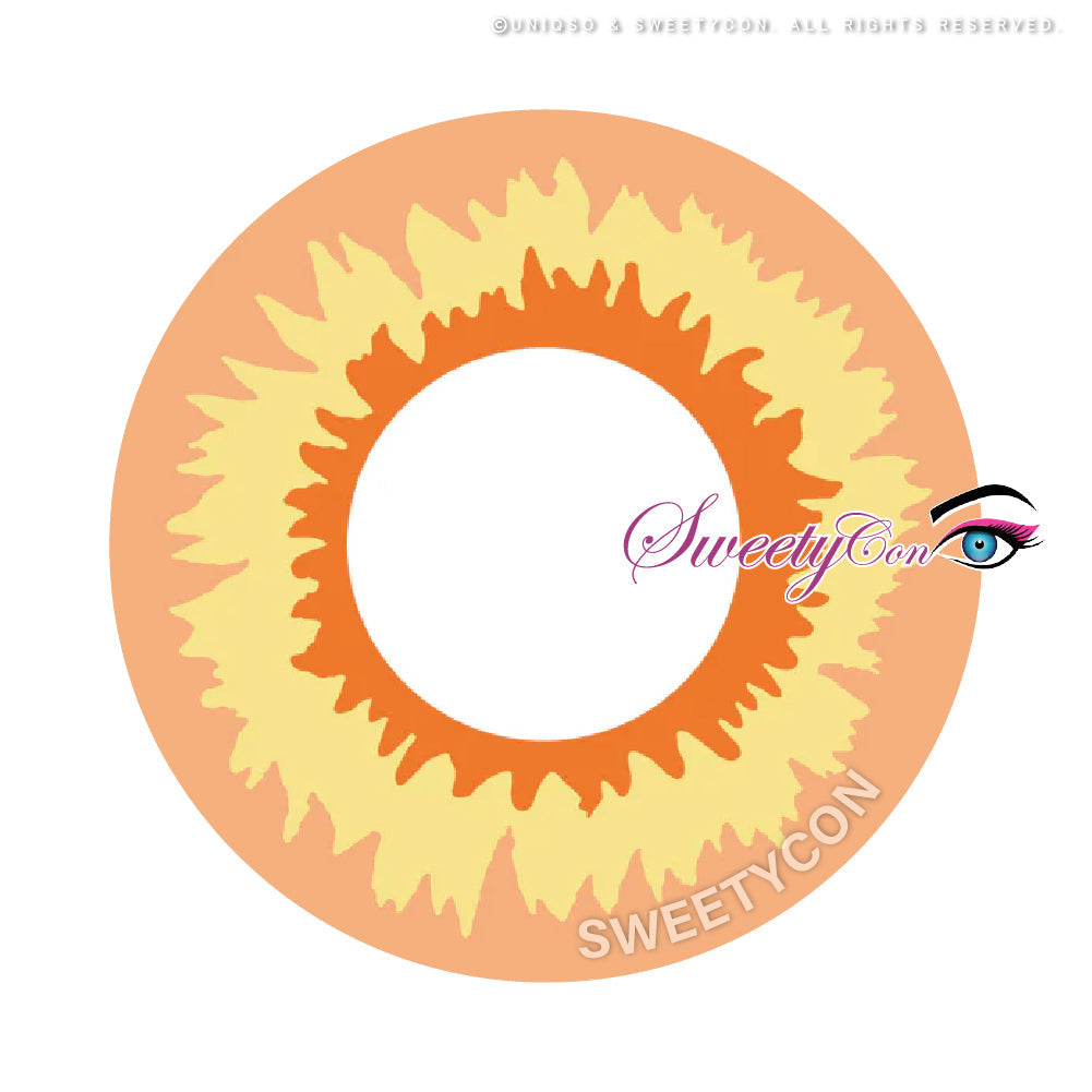 Sweety Crazy Sunrise (1 lens/pack)-Crazy Contacts-UNIQSO UK