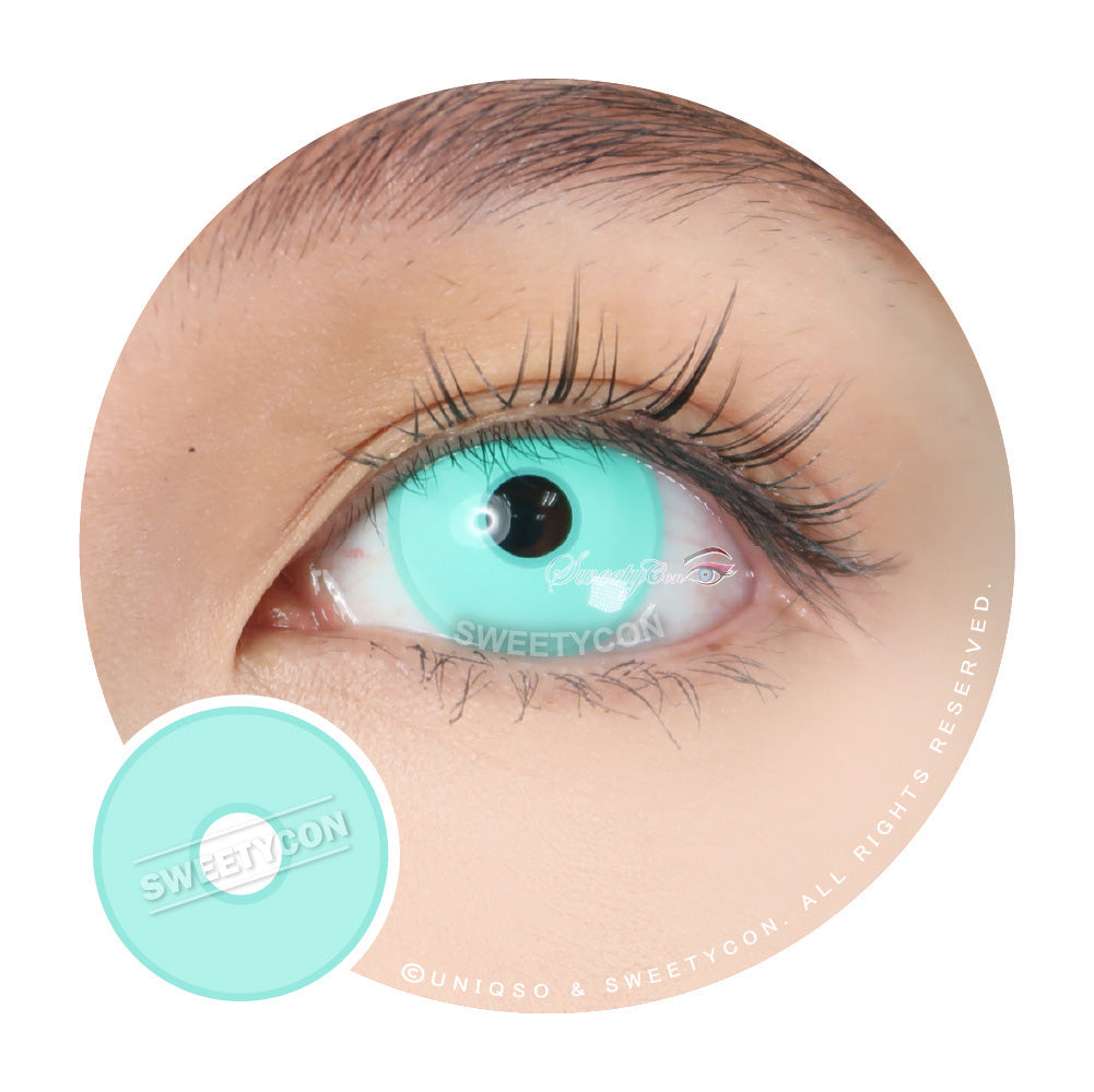 Sweety Crazy Turquoise (1 lens/pack)-Colored Contacts-UNIQSO UK