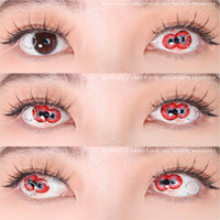 Sweety Crazy Twin Hex Red (1 lens/pack)-Crazy Contacts-UNIQSO UK