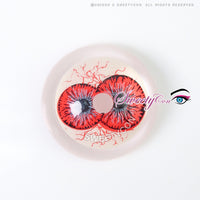 Sweety Crazy Twin Hex Red (1 lens/pack)-Crazy Contacts-UNIQSO UK