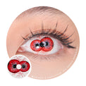 Sweety Crazy Twin Hex Red (1 lens/pack)-Crazy Contacts-UNIQSO UK