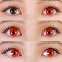 Sweety Crazy UV Glow Red (1 lens/pack)-UV Contacts-UNIQSO UK