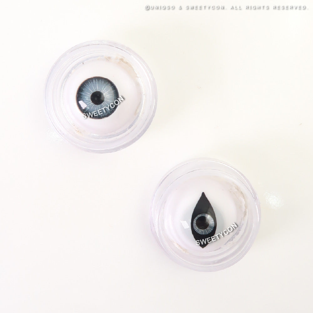 Sweety Crazy UV White Cat (1 lens/pack)-Crazy Contacts-UNIQSO UK