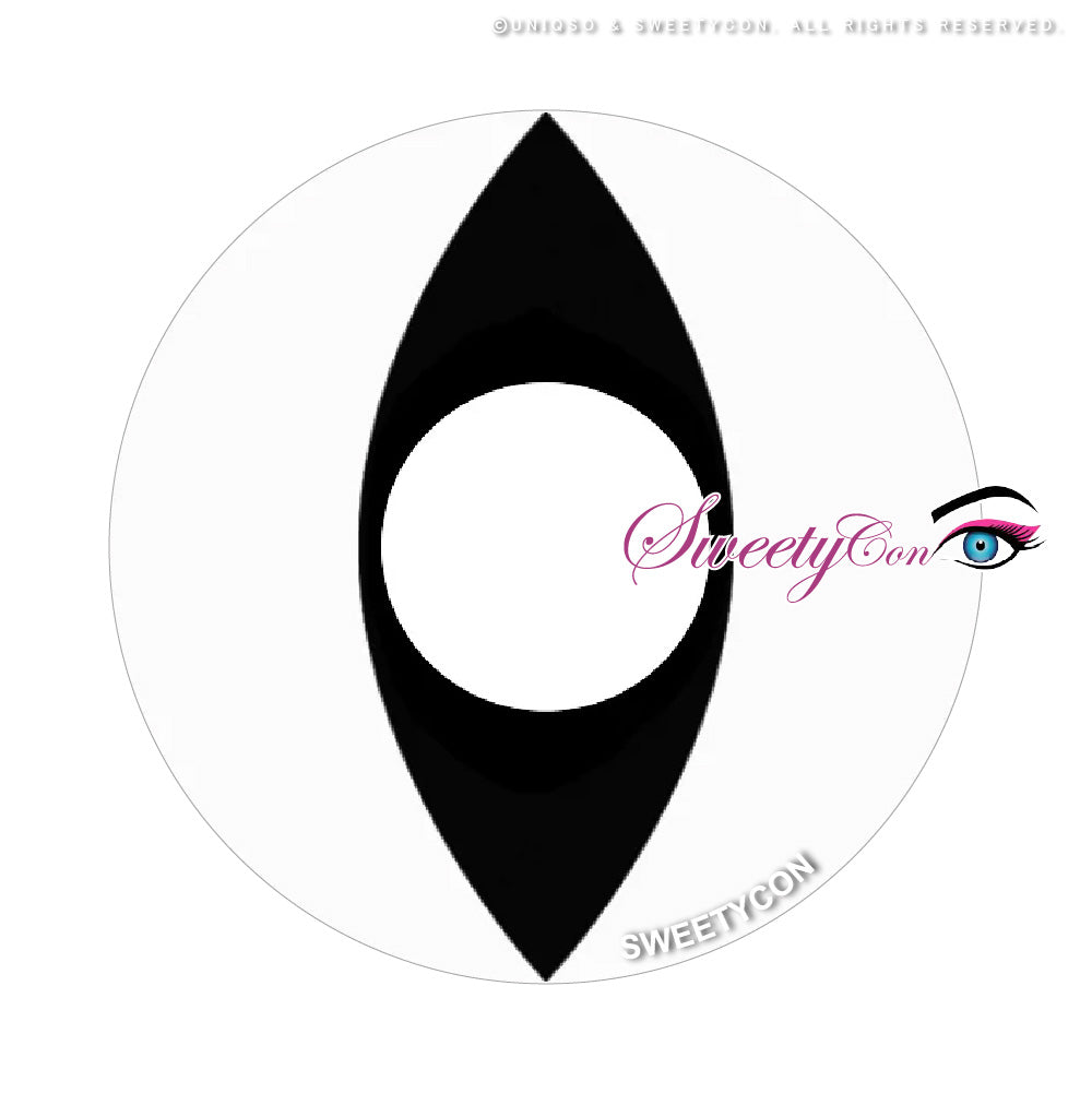 Sweety Crazy UV White Cat (1 lens/pack)-Crazy Contacts-UNIQSO UK