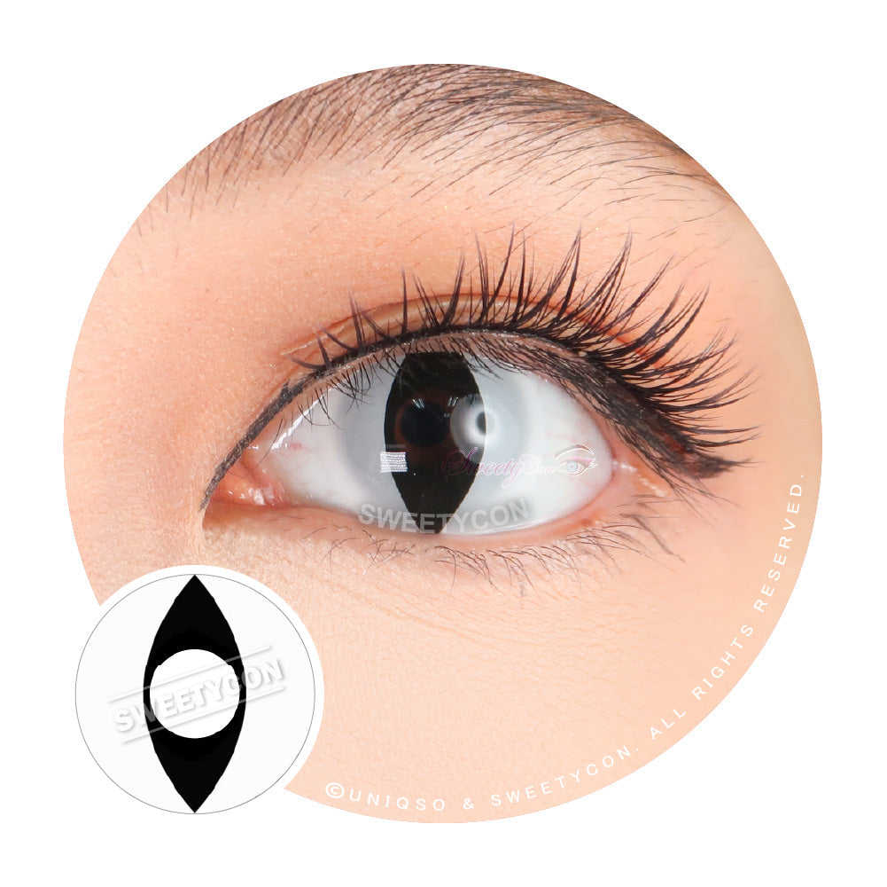 Sweety Crazy UV White Cat (1 lens/pack)-Crazy Contacts-UNIQSO UK