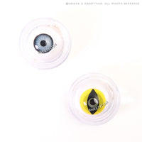 Sweety Crazy UV Yellow Cat (1 lens/pack)-Crazy Contacts-UNIQSO UK