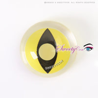 Sweety Crazy UV Yellow Cat (1 lens/pack)-Crazy Contacts-UNIQSO UK