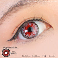 Sweety Crazy Vampire Dracula (1 lens/pack)-Crazy Contacts-UNIQSO UK