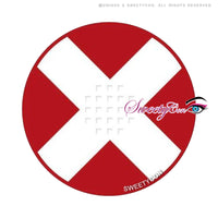 Sweety Crazy White Cross Red Eye (1 lens/pack)-Crazy Contacts-UNIQSO UK