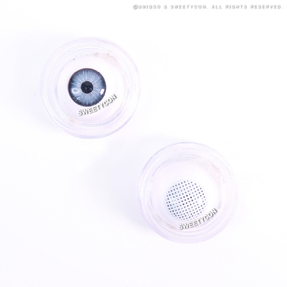 Sweety Crazy White Mesh - 1 Day Disposable (1 lens/pack)-Crazy Contacts-UNIQSO UK