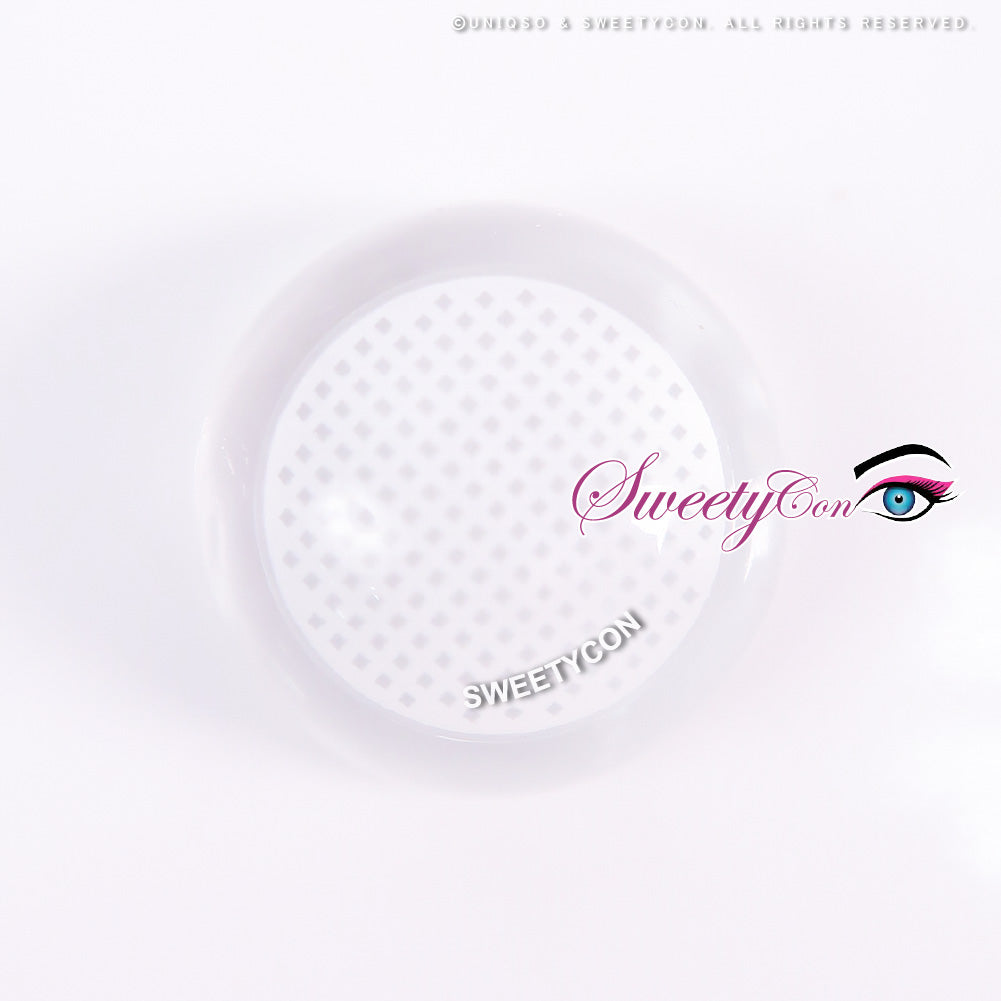 Sweety Crazy White Mesh - 1 Day Disposable (1 lens/pack)-Crazy Contacts-UNIQSO UK