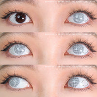 Sweety Crazy White Screen/White Mesh (1 lens/pack)-Crazy Contacts-UNIQSO UK