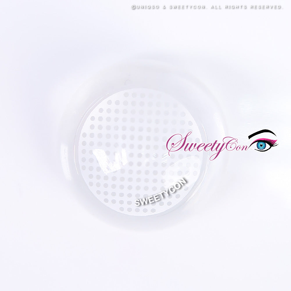 Sweety Crazy White Screen/White Mesh (1 lens/pack)-Crazy Contacts-UNIQSO UK