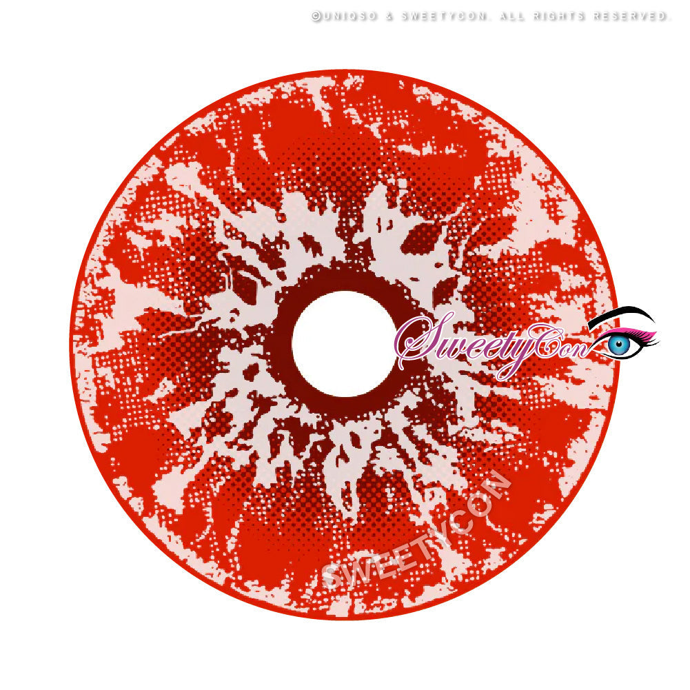 Sweety Crazy White Walker Red (1 lens/pack)-Crazy Contacts-UNIQSO UK