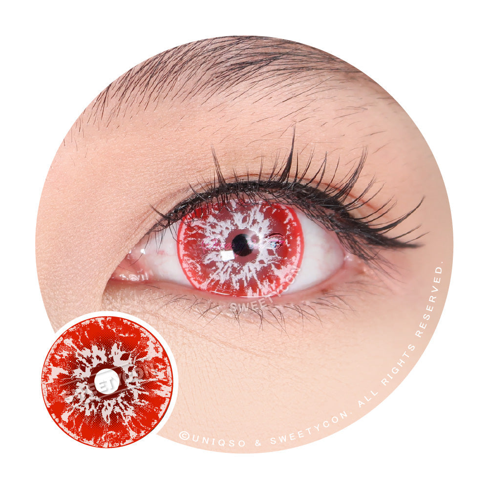 Sweety Crazy White Walker Red (1 lens/pack)-Crazy Contacts-UNIQSO UK
